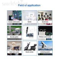 10pcs 315Mhz/433Mhz Wireless 4CH RF Receiver 1527 Learning Code Decoder Module