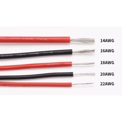 UL3239 22~14AWG DC Silicone High Voltage Cable Flexible Tinned Copper Wire 6KV