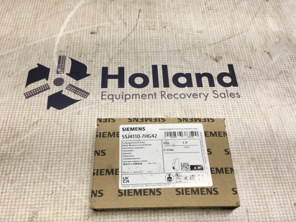 Siemens MCB miniature circuit breaker, 5SJ410-7HG42, NOS, KP-1284-1