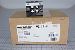 *Single* Marathon 1102 Deadfront Type 65 Amps 600 Volts AC/DC Terminal Block