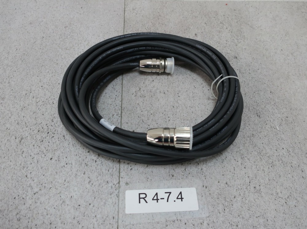 Signal Wire Plug M23 8 Pin ca.32 10/12ft Kaweflex 4424 Tkd 3x (2×0, 14)+ 2×1, 0
