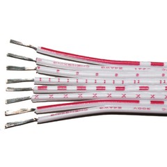 UL2468 Flat Ribbon Cable Wire 24AWG 26AWG Red-White Blue-White 6P 8P 9P 10P 12P