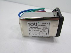 NEW TE CONNECTIVITY / CORCOM 6EHG8-2 POWER ENTRY MODULE, 6A, 0.5UA