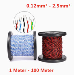 0.12-2.5mm² Wire Twisted Pairs PTFE hi-temp wire twisted pair TinCopper 1M-100M