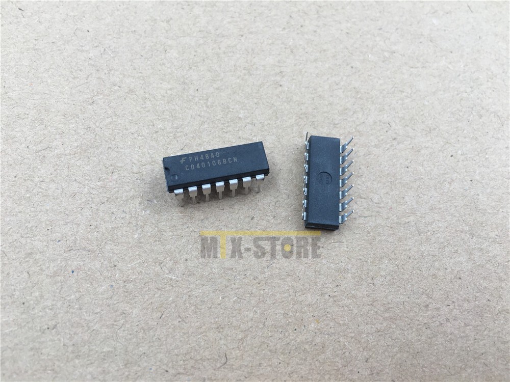 10QTY NEW CD40106BCN FSC 11+ DIP14#