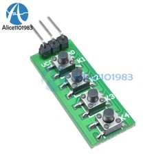 10PCS 4 Buttons KC11B04 Keypad Module Switch Keyboard For Arduino Uno Mega2560