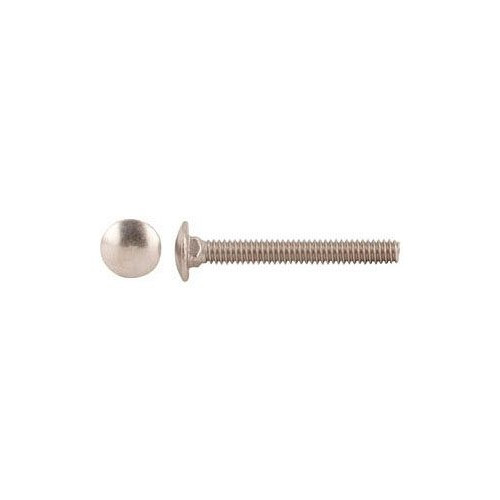 Fastenal 74417, 1/4″-20 x 1/2″, Stainless Steel, Round Head, Carriage Bolt, 1 pc