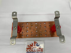 Harger GBIP14412TMGB 1/4″ X 4″ X 12″ TMGB Hole Pattern 36 Holes Grounding Bar