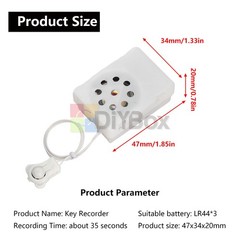 10pcs Voice Box Recordable Sound Module Plush Toy Voice Message Recorder Device