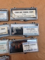 TEN PARTIAL BOXES NOS MICRO-MEASUREMENTS BONDED TERMINALS PART# IN PICTURES