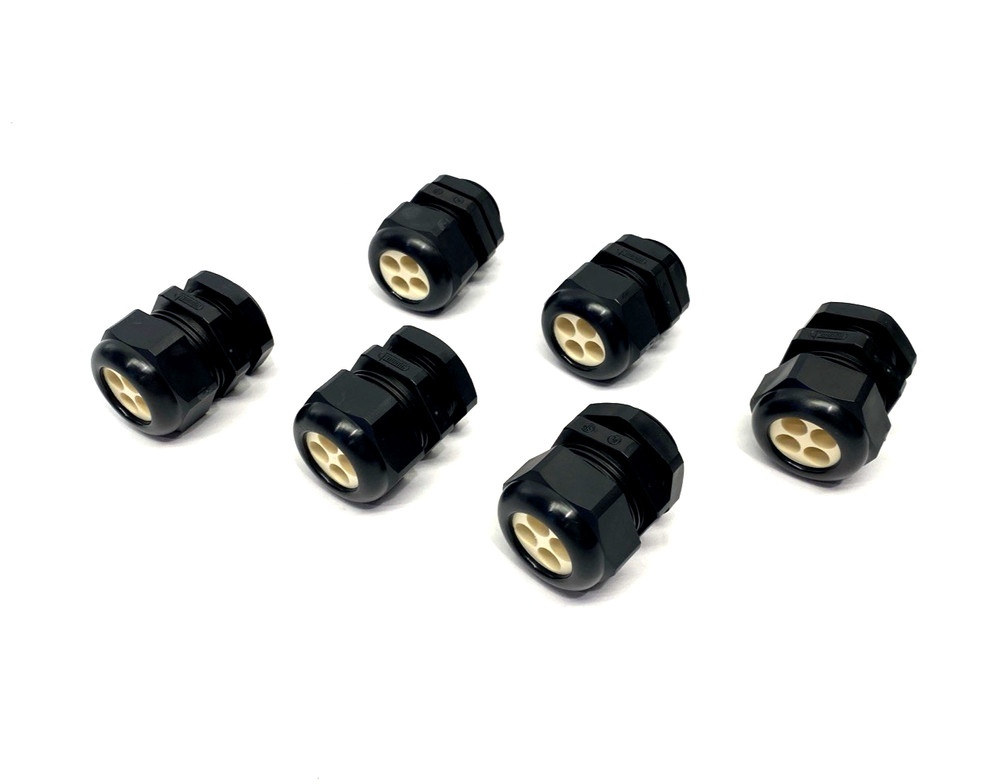 Hummel 1.209.1001.70 Cable Gland 1″ NPT w/ 4-Cable Grommet, HSK-K NPT LOT OF 6