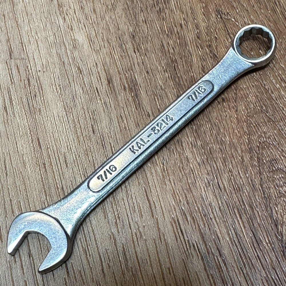 KAL Tools 3214 ~ 12pt ~ 7/16” Combination Wrench JAPAN Drop Forged Alloy Steel