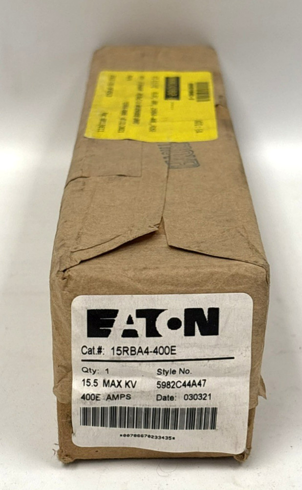 New Eaton 15RBA4-400E 400Amp Expulsion Std. Fuse Refill 15.5 Max KV-Sealed Box