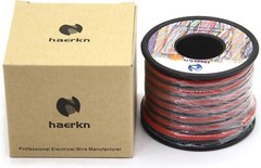 18 Awg Silicone Electrical Wire 2 Conductor Parallel Wire line 60ft, Black 30ft