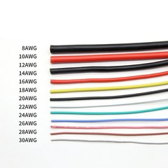 UL3239 Silicone Cable Flexible Wire 8-30 AWG 3 kV high-voltage cable All Colours