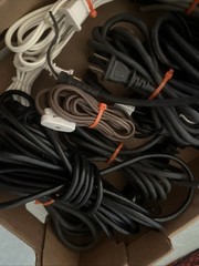 6.5 Lbs of 2 prong power cord different length & gauges mostly Used Over 18