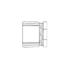 PECO 376, 2-1/2″, Malleable Iron, 3-Piece, IMC/Rigid Conduit Coupling, 1 pc