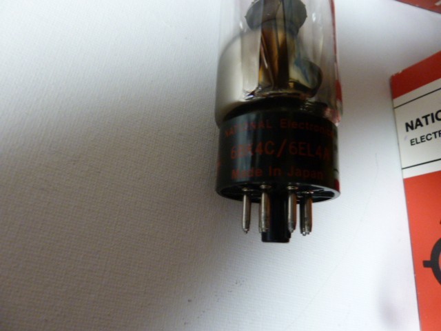National Electronics 6BK4C/6EL4A Scan Amplified Tubes