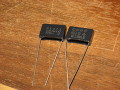 .047uf 275volt AC X2 Safety capacitor, qty of 2, new
