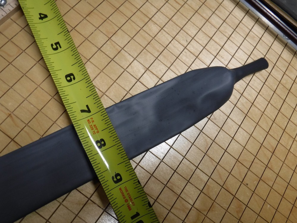 1″ BLACK 3:1 Ratio HEAT SHRINK TUBING 4 FEET FREE SHIPPING