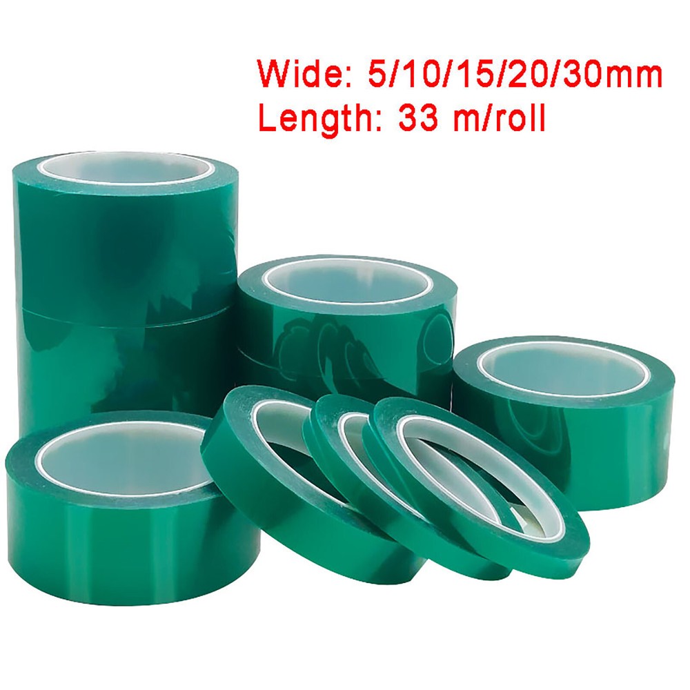 High Temperature Polyester Film PET Tape, 5mm-30mm X 33m, For Paint Insulation