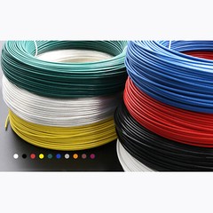 PTFE Cable Wire 2mm² Ø2.4mm, 2.5mm² Ø2.8mm Silver Plated Copper Stranded