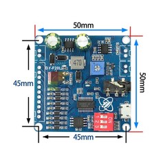 DC6-35V Voice Playback Module 9-Channel one-to-one Independent Low-level Trigger