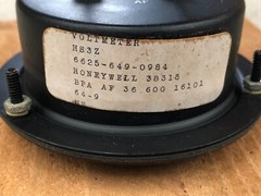 Honeywell Model HS3Z 0-200 DC Volt Meter Dial Gauge