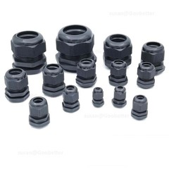 IP68 WATERPROOF BLACK CABLE GLAND COMPRESSION JUNCTION M8/10/12/14/16/18/20-114