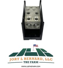 BURNDY, BDB-24-500-1, LOT OF 2, VERSI-POLE POWER DISTRIBUTION BLOCK, 1 POLE, NEW