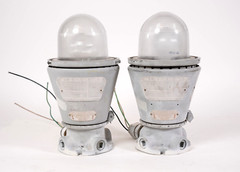 Vintage Appleton Electric Explosion Proof Light Lamp Fixture AAU-15N A-51 Series