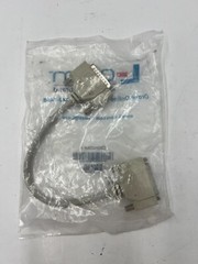 L-Com Deluxe Molded D-Sub Cable, DB25 Male / Female 1.0 ft CSMN25MF-1