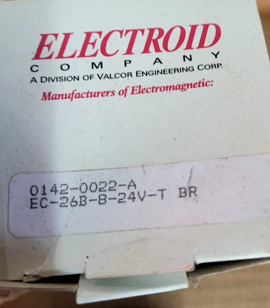 Electroid Company EC-26B-8-24V-T BR