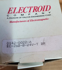 Electroid Company EC-26B-8-24V-T BR