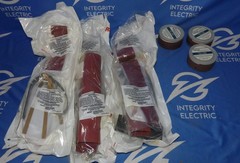 Box of 3 NEW Raychem HVT-81-G 5-8KV 1/C Indoor Termination Kit + 1 Year Warranty