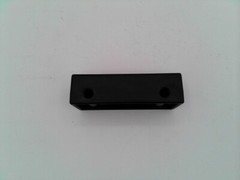 UNBRANDED RECTANGULAR BLACK SPACER PLASTIC WITH RIDGES A0000277095 1/PACK