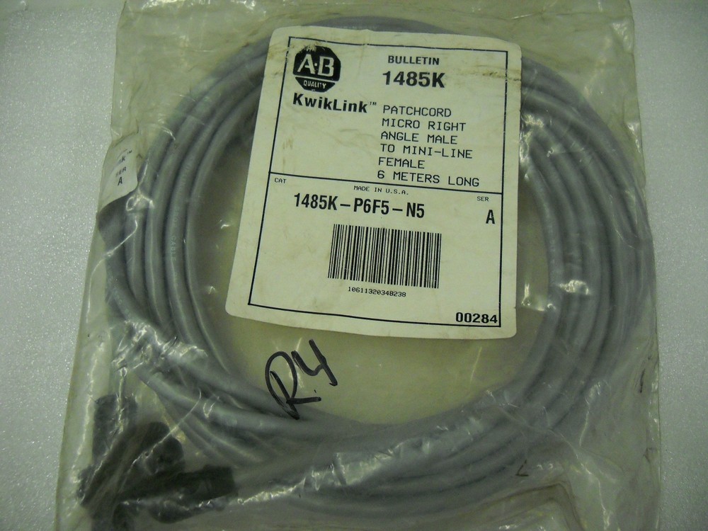 ALLEN BRADLEY 1485K-P6F5-N5 PATCHCORD MALE TO FEMALE 6M NEW IN PACKAGE