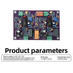 DC12-15V Positive&Negative Power Supply Professional VU Meter Head Driver Board