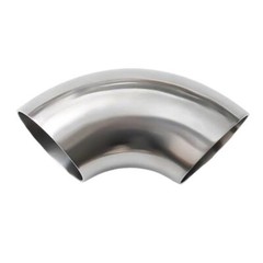 1pc 304 stainless steel sanitary grade welded elbow 316L sanitary grade polished
