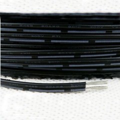 UL2468 16/18/20/22/24/26/28AWG 2-Core Twin Core Cable Black&White Stranded Wire