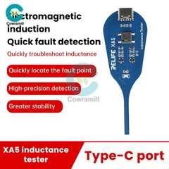 5pcs Type-C XA5 Motherboard Coil Tester Electromagnetic Inductor Detector Tool