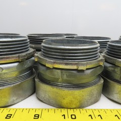 Halex 2-1/2″ Rigid IMC EMT Conduit Compression Box Connector Lot Of 11