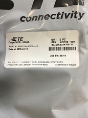 Package Of 5 NOS Tyco Ele. Thermofit Heat Shrinkable Polymeric#202F274-51/164-0