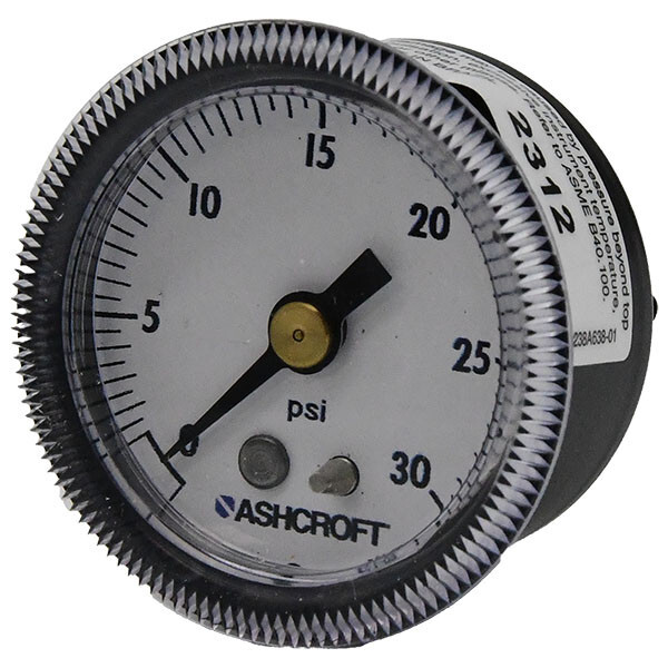 151001T01BXUC30# Ashcroft 1 1/2 Dial Gauge with Black Painted Steel -IPC