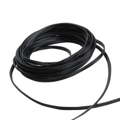 3/8″ 50 FT Black Expandable Wire Cable Sleeving Sheathing Braided Loom Tubing