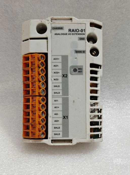 ABB RAIO-01 ANALOGUE I/O EXTENSION MODULE 3ABD64606841 REV H