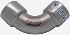Ribco ELF8S, 3″, 316L Stainless Steel, Threaded, 90D, Bend, 1 pc
