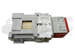 ALLEN BRADLEY 100S-C09DJ14BC /A SAFETY CONTACTOR W/ 100-C09D*10 /A W/ 100S-F /B