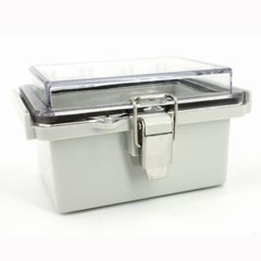 IP67 Waterproof Enclosure Electronic Case Clear Cover Hinged Lid Junction Box