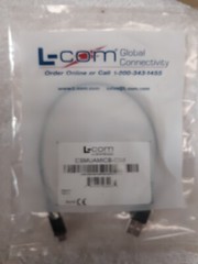 L-COM CSMUAMICB-03M USB Cable A to Micro B Male – NOS Surplus